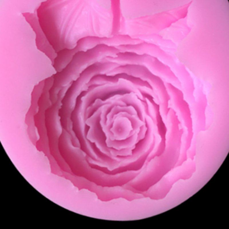 7.3*6.5*1.8cm Forma Na Dort Bouquet Rose Ball Silikonová