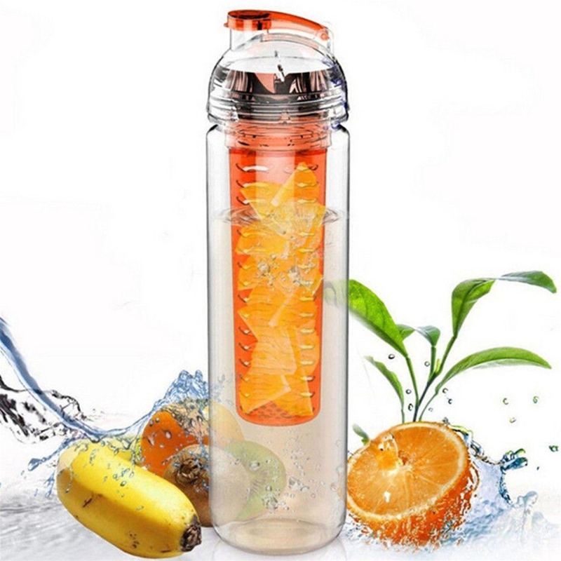 800ml Infuzér Láhve Na Vodu Cyklistika Sportovní Trénink Ovocná Infuze Bez Bpa