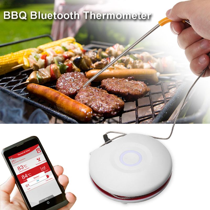 Bluetooth Vaření Bbq Teploměr Kuchyňské Nářadí Piknik Gadgets