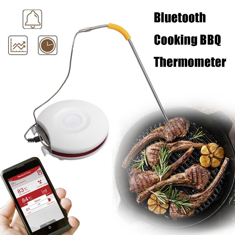 Bluetooth Vaření Bbq Teploměr Kuchyňské Nářadí Piknik Gadgets