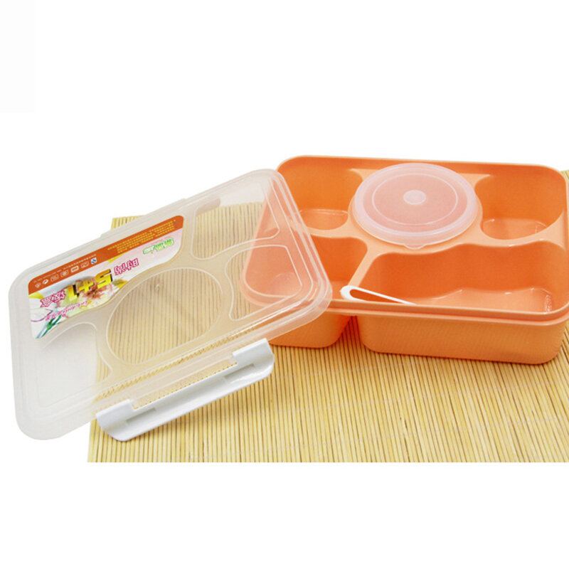 Box Na 5 Zellenů 1000 Ml Durable Kind Lunchbox Izolovaná Nádoba Na Jídlo Plastová Box Na Oběd