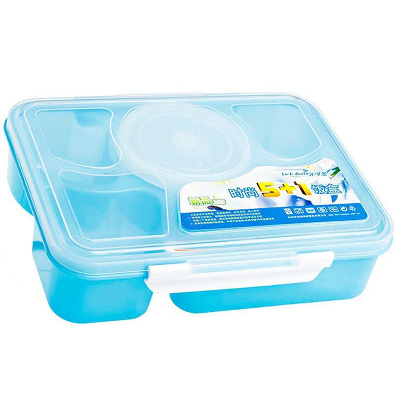 Box Na 5 Zellenů 1000 Ml Durable Kind Lunchbox Izolovaná Nádoba Na Jídlo Plastová Box Na Oběd