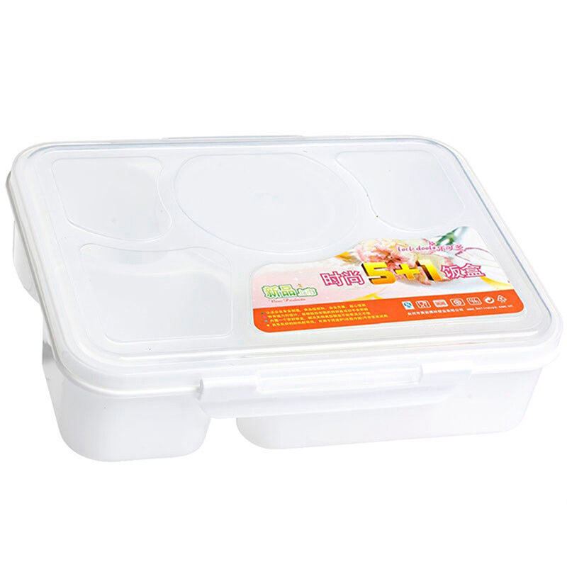 Box Na 5 Zellenů 1000 Ml Durable Kind Lunchbox Izolovaná Nádoba Na Jídlo Plastová Box Na Oběd