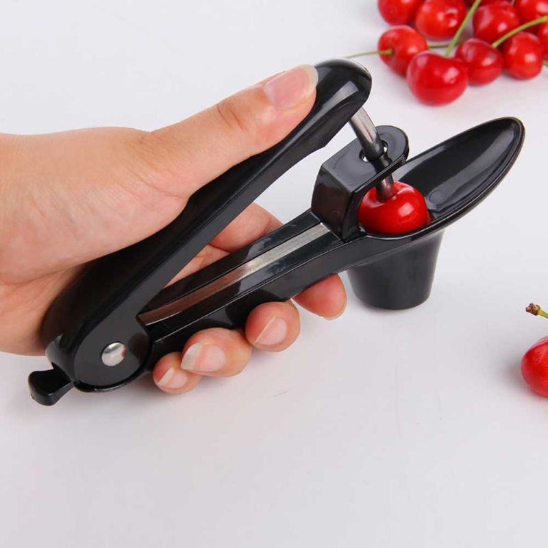 Cherry Pitter Tool Red Date Corer Nerezová Ocel Olivy Fruit