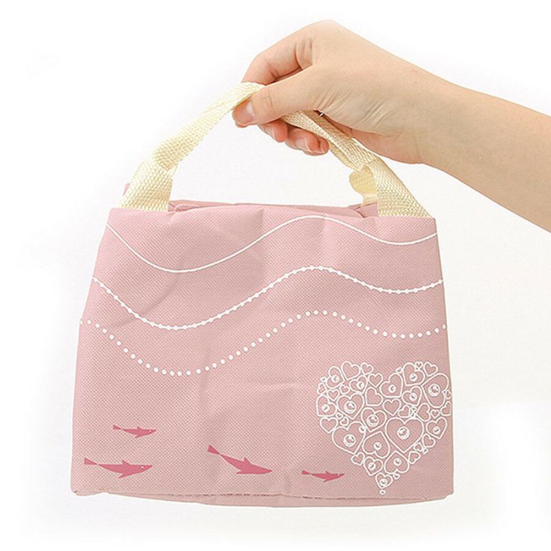 Cute Lunch Box Bag Izolační Balíček Outdoor Piknik Office Poled Bag Bag Fresh Ice Bag