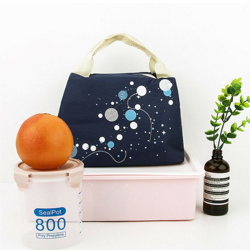 Cute Lunch Box Bag Izolační Balíček Outdoor Piknik Office Poled Bag Bag Fresh Ice Bag