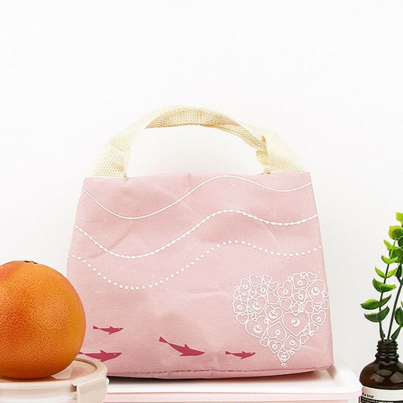 Cute Lunch Box Bag Izolační Balíček Outdoor Piknik Office Poled Bag Bag Fresh Ice Bag