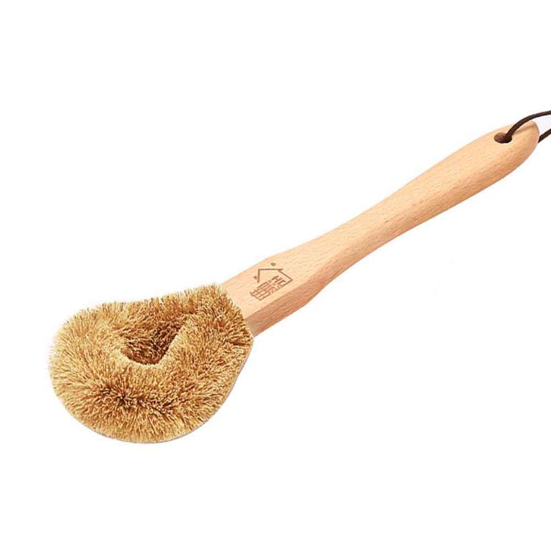 Kartáč Na Mytí Nádobí S Dlouhou Rukojetí Brown Coconut Brush Čistič Štětců Na Nádoby