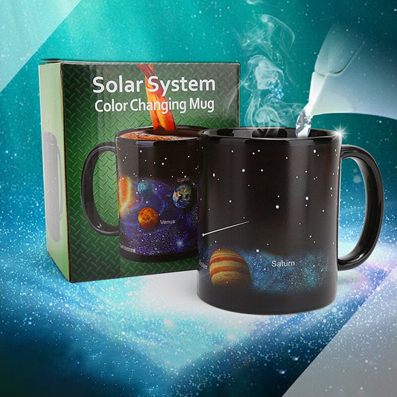 Keramické Barevné Hrnky A Starry Solar System