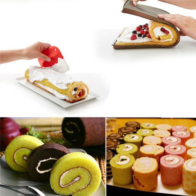 Nepřilnavá Silikonová Pečící Podložka Swiss Roll Baking Sheet Na Těsto