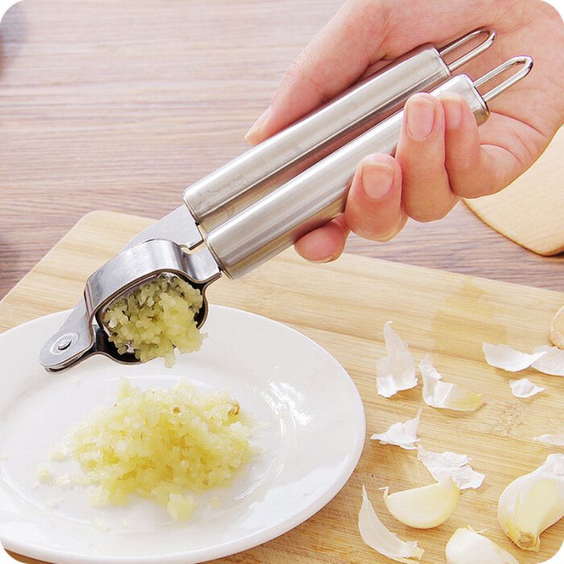 Nový Nerezový Lis Na Česnek Ruční Lis Na Drtič Ginger Squeezer Slicer Mačkadlo Kuchyňské Nářadí