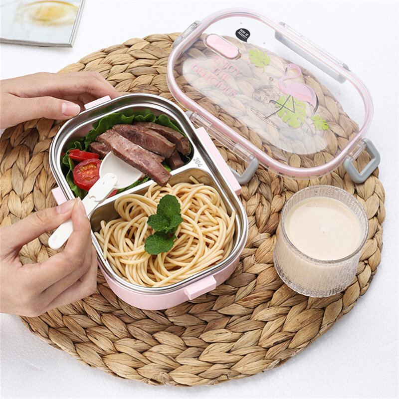 Obědový Box Pro Děti Japonský 304 Nerezový Bento Box Netěsný Dětský Lunch Box