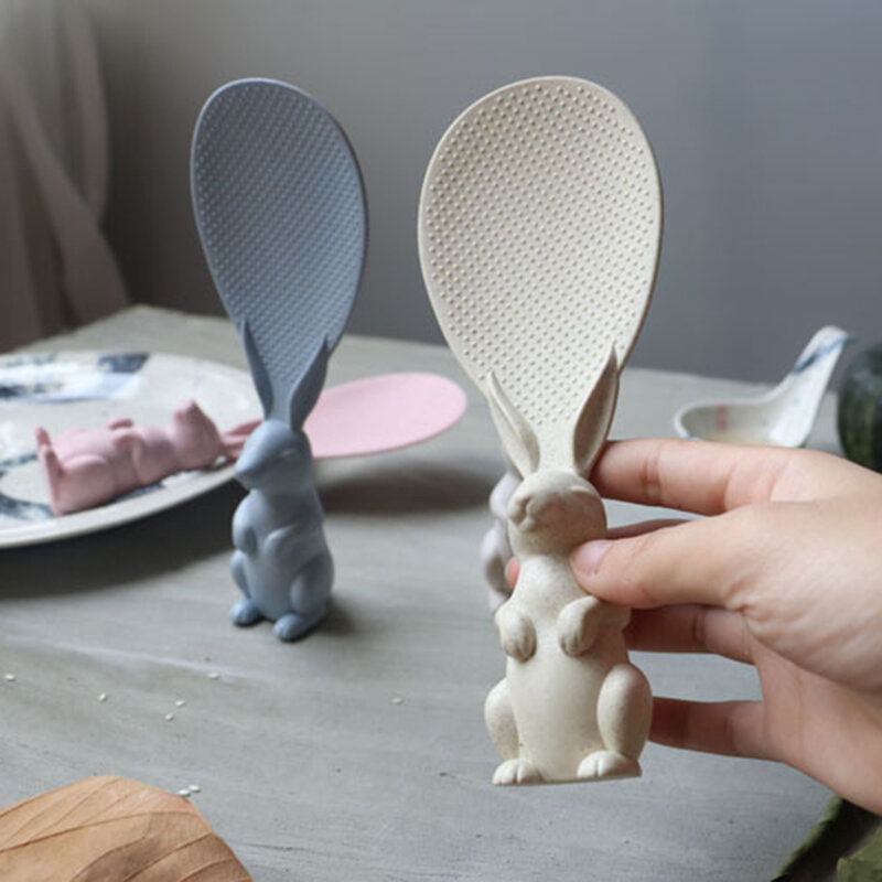 Peter Rabbit Shovel Lžíce Na Rýži Materiál Na Ochranu Životního Prostředí Kreativní Roztomilá Lžička Na Pro Králíka