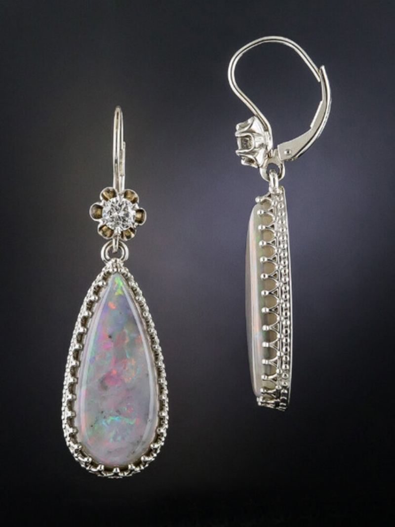 Bohemian Antique Orbo Drop Earrings Náušnice S Krajkou Diamonds