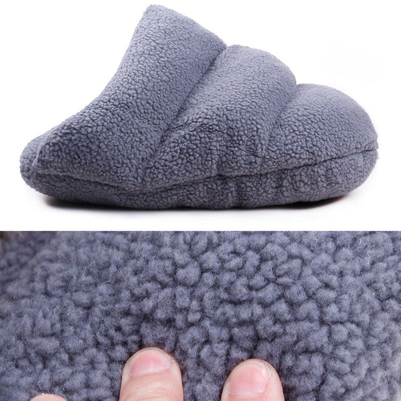 2 Barvy Shearling Velvet Pet Slipper Spací Pytel Chovatelská Stanice Pes Cat Cave Bed