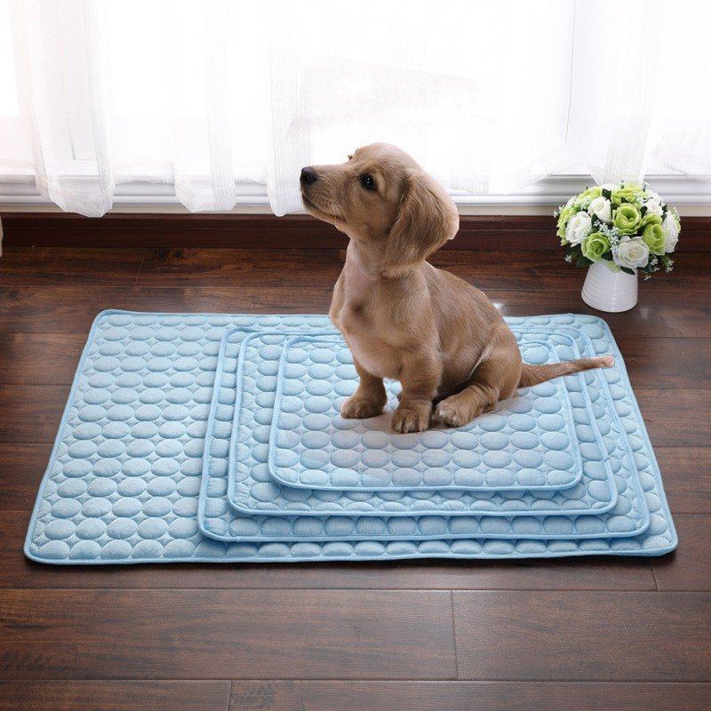 3 Barvy Ledová Hedvábná Podložka Pro Mazlíčky Summer Cooling Mat Psí Kočka Ice Cool Mat Pad