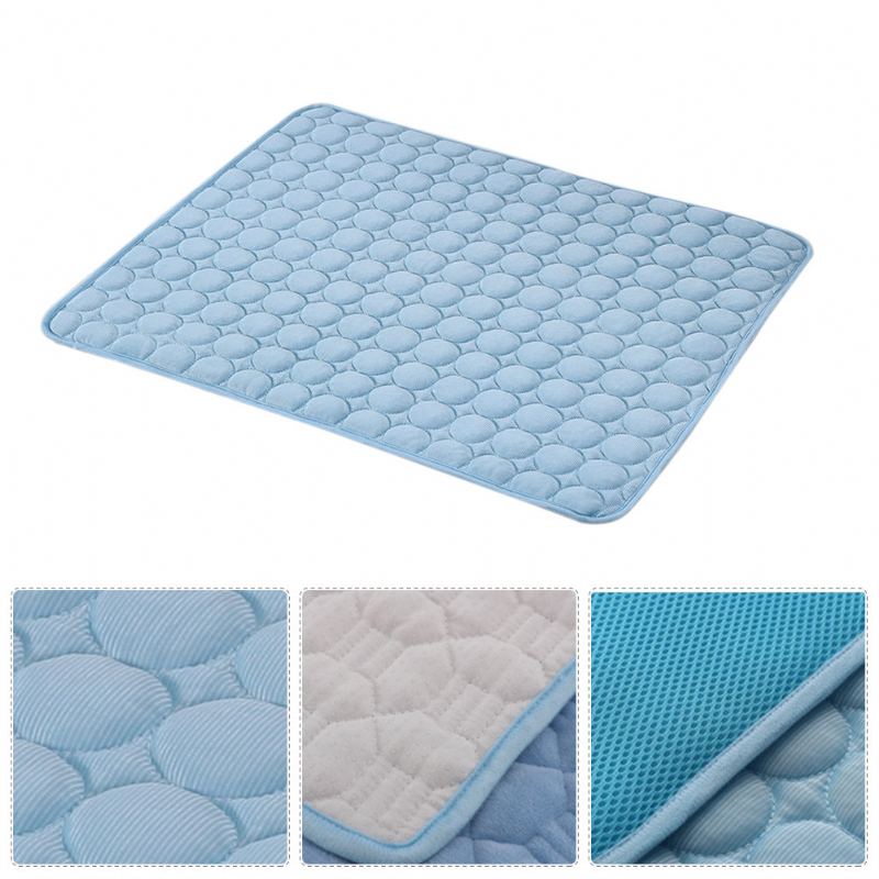 3 Barvy Ledová Hedvábná Podložka Pro Mazlíčky Summer Cooling Mat Psí Kočka Ice Cool Mat Pad