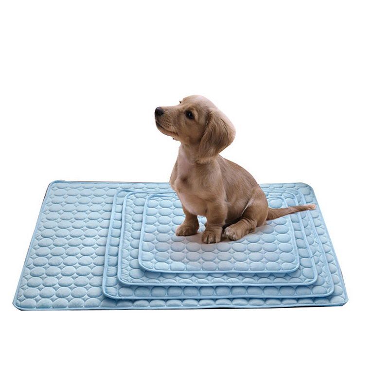 3 Barvy Ledová Hedvábná Podložka Pro Mazlíčky Summer Cooling Mat Psí Kočka Ice Cool Mat Pad