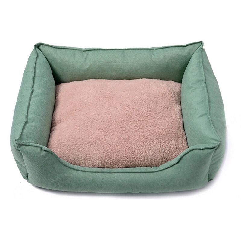 3 Barvy Plyšová Pohovka Oxford Fabric Pet Sofa Bed Kennel Psí Kočka Chovatelská Stanice Proti Poškrábání