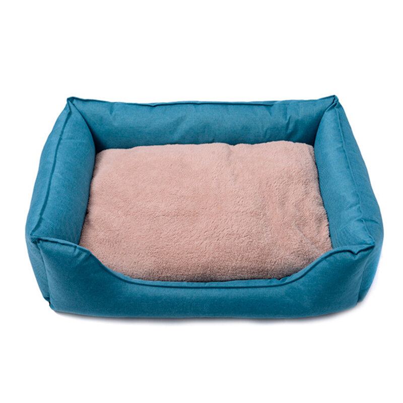 3 Barvy Plyšová Pohovka Oxford Fabric Pet Sofa Bed Kennel Psí Kočka Chovatelská Stanice Proti Poškrábání