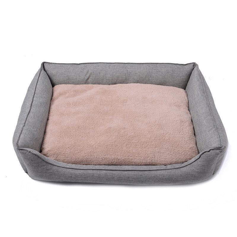 3 Barvy Plyšová Pohovka Oxford Fabric Pet Sofa Bed Kennel Psí Kočka Chovatelská Stanice Proti Poškrábání