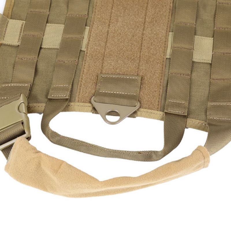 600d Nylon Police Tactical Military Molle System Pes Vojenské Taktické Vybavení Tréninková Vesta Pro Psa