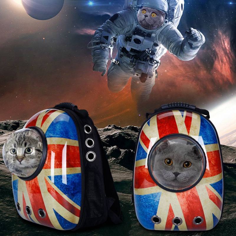 Astronaut Pet Kočka Pes Štěně Prodyšný Oxford Látkový Nosič Cestovní Taška Space Fashion Capsule Batoh