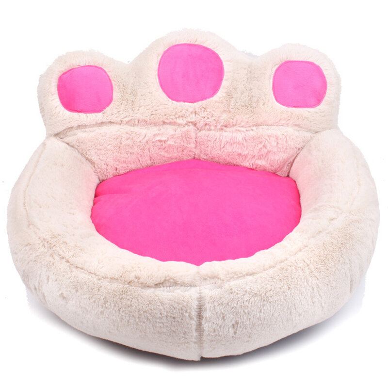 Bear Paw Winter Warm Soft Pet Pes Cat Kennel Pet Bed Mat