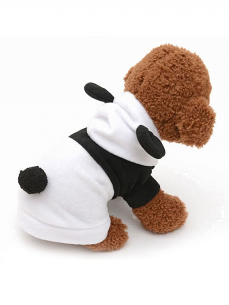 Domácí Mazlíček Pes Kočka Roztomilý Fleece Panda Oblečení Teplý Kabát Kostým Outwear Xs-xxl