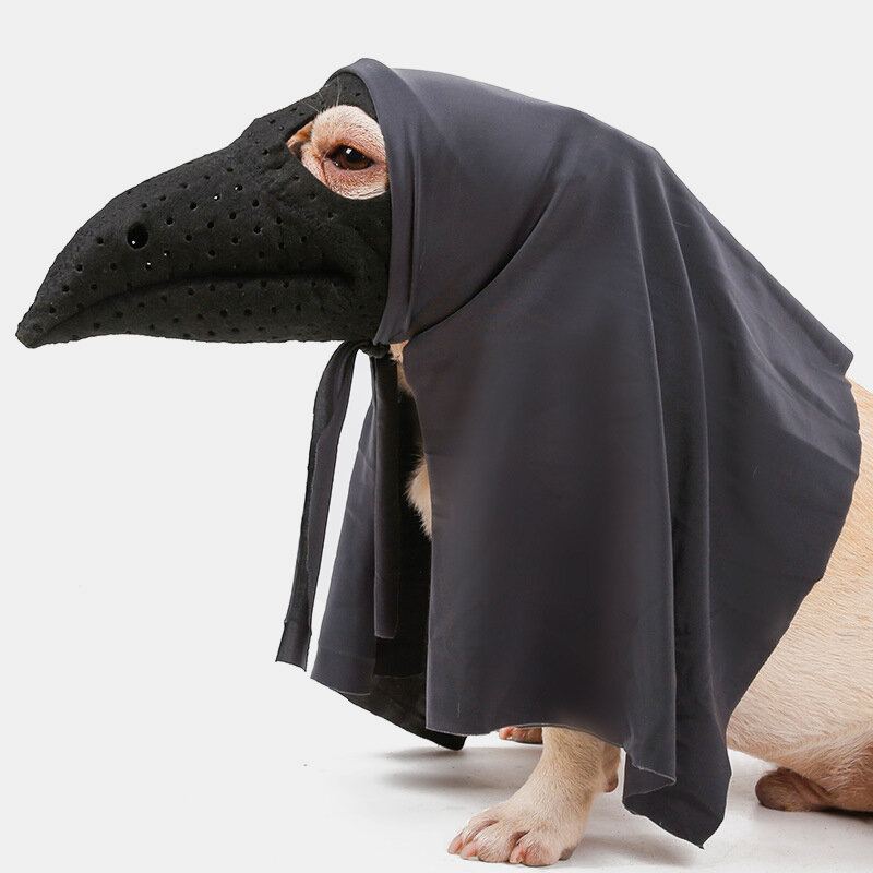 Halloween Bird Beak Doctor Pet Mask Plášť Kočka Psí Ústa Kryt Hororový Kostým