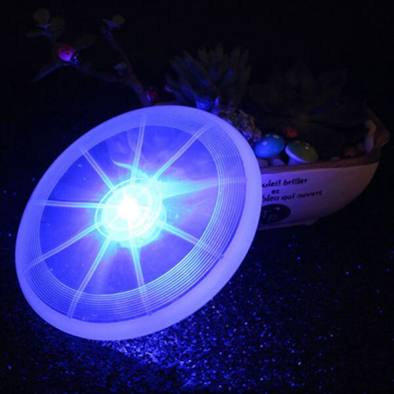 Létající Led Glow Disc Light Up Flashflight Noční Venkovní Hračky Pro Psy