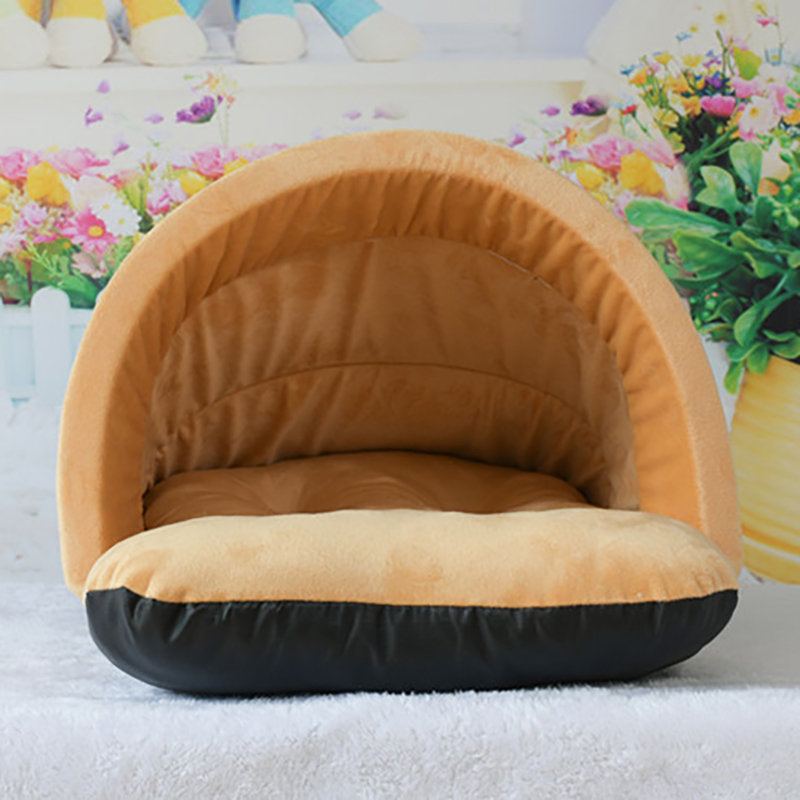 Pes Kočka Měkký Teplý Spací Pytel Puppy Sleeping Cave House Winter Bed Mat