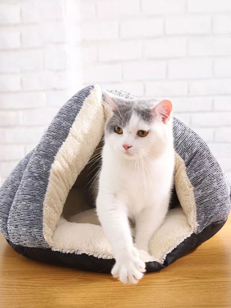 Pes Kočka Zimní Měkký Teplý Plyšový Spací Pytel Puppy Tent Cave Bed