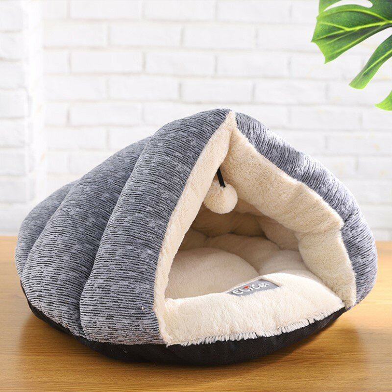 Pes Kočka Zimní Měkký Teplý Plyšový Spací Pytel Puppy Tent Cave Bed