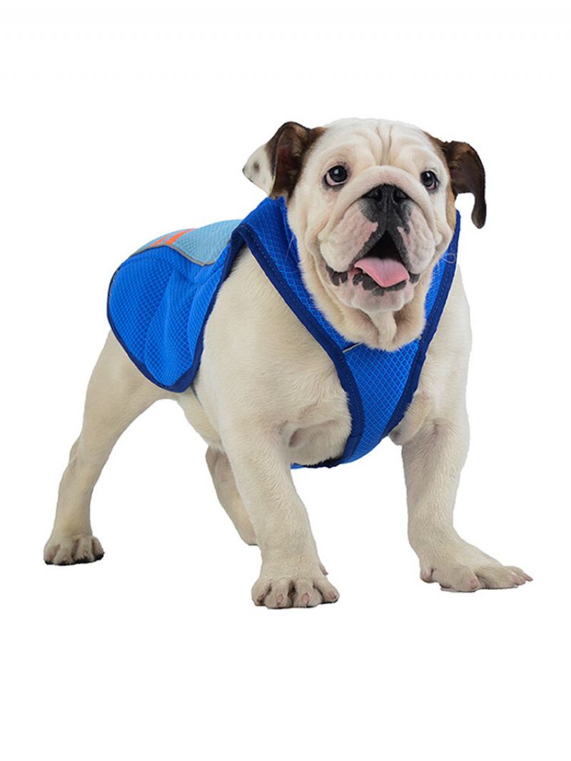 Pet Dog Cool Vesta Prodyšná Pohodlná Opalovací Krém Chladící Oblečení Pet Jacket