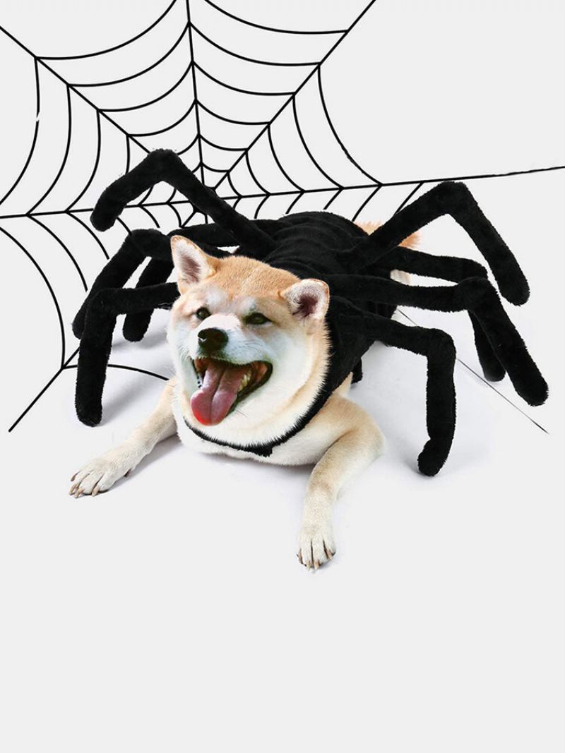 Pet Halloween Funny Spider Hrudník Back Kreativní Kostým Kočka Dog Malý Pes Transformace