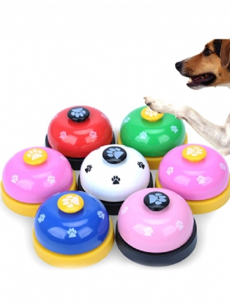 Pet Press Jingle Psí Trenér Kočky Pet Intelligence Toy Footprints Bells Dog Ringer