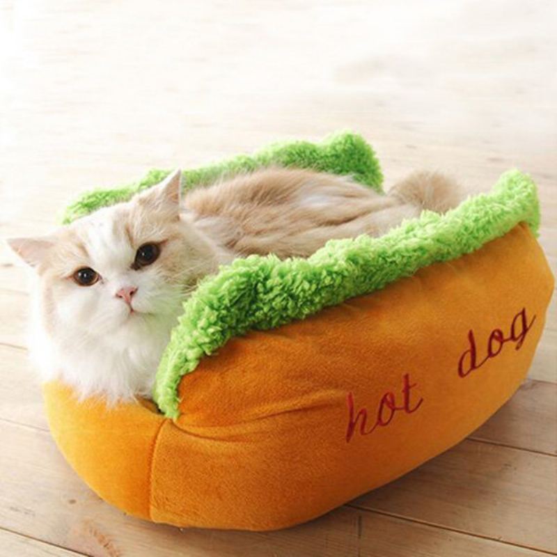 Pet Sandwich Bread Shape Bed Pad Puppy Resist Dirty And Bit Mat Simulation S L Size