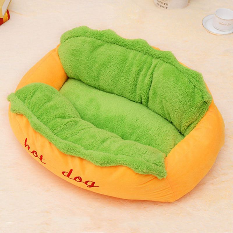 Pet Sandwich Bread Shape Bed Pad Puppy Resist Dirty And Bit Mat Simulation S L Size