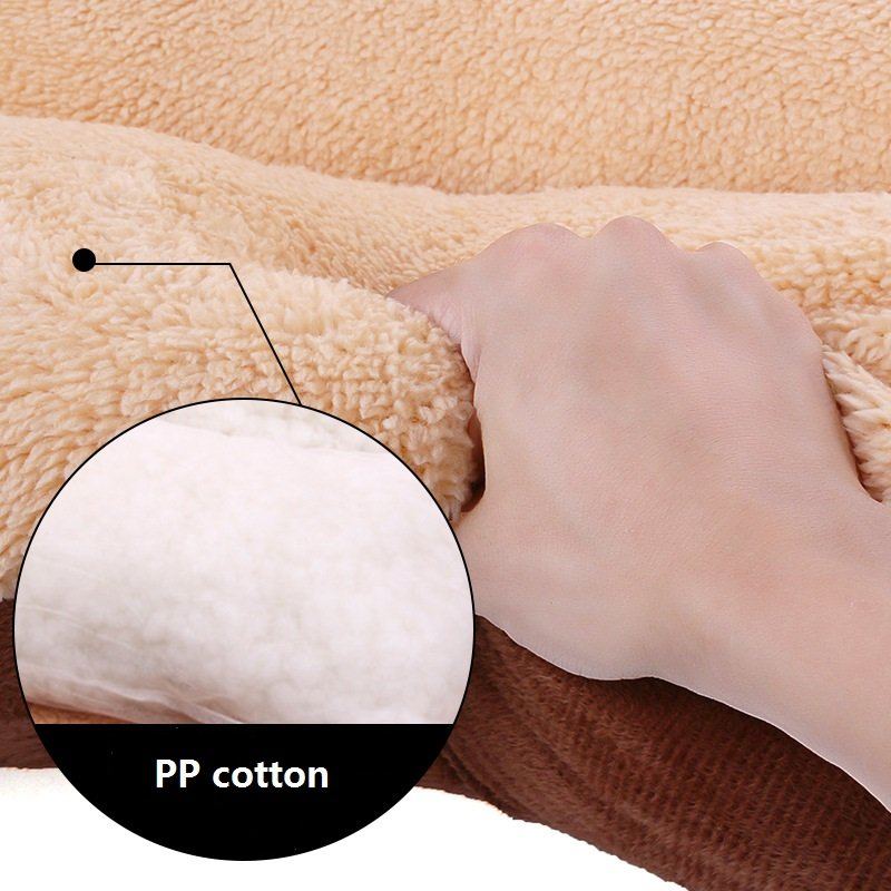 Shearling Velvet Suede Pet Spací Postel Cushion Mat Zimní Teplá Pro Velké Psy