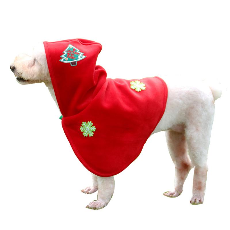 Vánoční Oblečení Pro Mazlíčky Funny Cospaly Little Red Riding Hood Dog Set