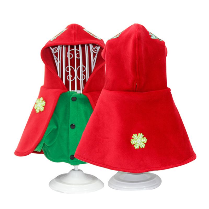 Vánoční Oblečení Pro Mazlíčky Funny Cospaly Little Red Riding Hood Dog Set