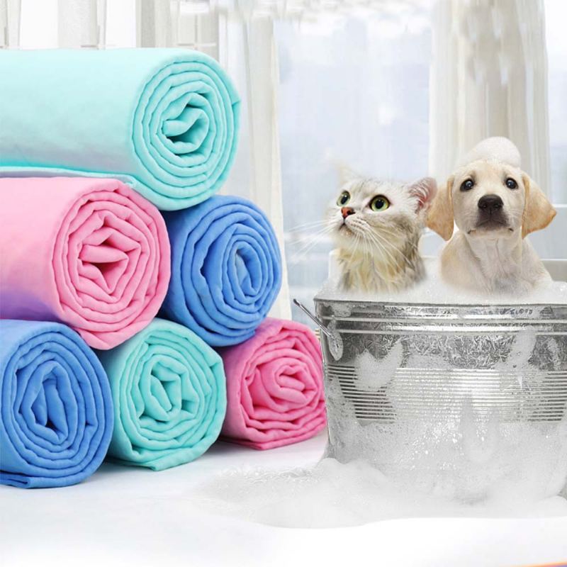 Zahuštěná Osuška Pro Kočky Rychleschnoucí Pro Psy Jelení Kůže Soft Pet Products Super Savý Ručník