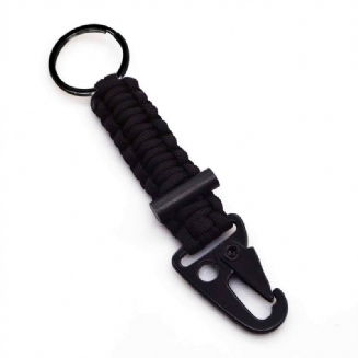 Paracord Survival Keychain With Firestarter A Carabiner Kit Edc For Adventurecamping Hikinghuntingtravel