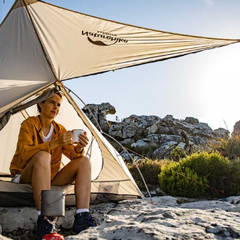 Ultralehký Venkovní Stan Camping Snow Dešťové Stany Pro Přenosný Hliníkový Pro Jednu Osobu