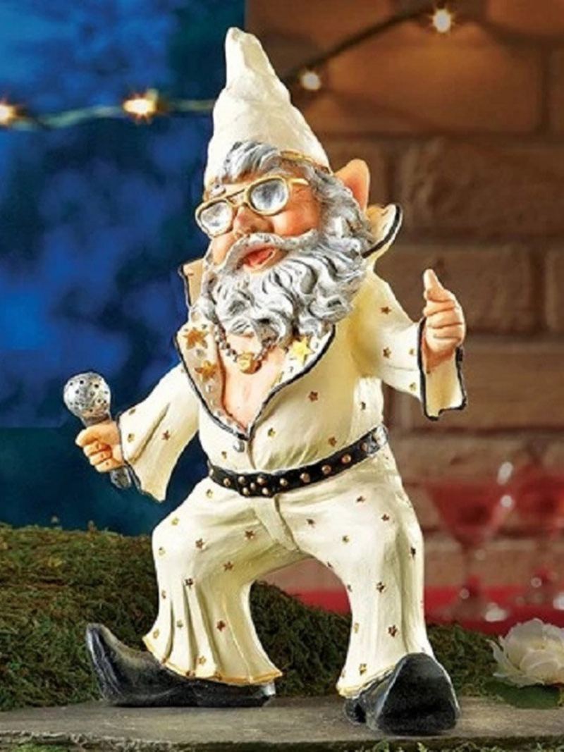 1 Pc Gnome Trpaslík Vánoce Den Díkůvzdání Narozeniny Ornament Slavný Zpěvák Filmová Hvězda Tančící Monroe Pryskyřice Zahrada Domácí Dekorace Festival Dárek