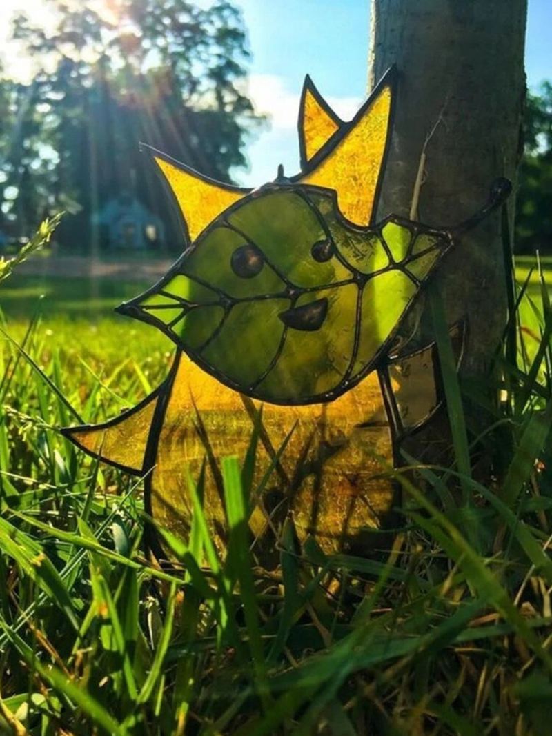 1pc Acrylic Koroks Family Zelda Herní Motiv Leaf Fairy Vkládací Karta Pro Milovníky Her Garden Decor