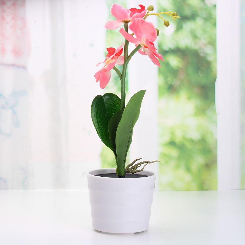 3led Solární Energie Phalaenopsis Květinové Sázky Zahrada Dvůr Světlá Krajina Venkovní Dekorace