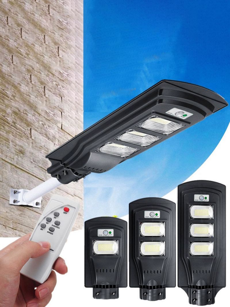 Augienb 120w / 240w / 360w Solární Led Nástěnné Svítidlo Radarové Pouliční Světlo Super Jasné Pir Pohybové Senzorové Bezpečnostní Pro Venkovní Zahradu