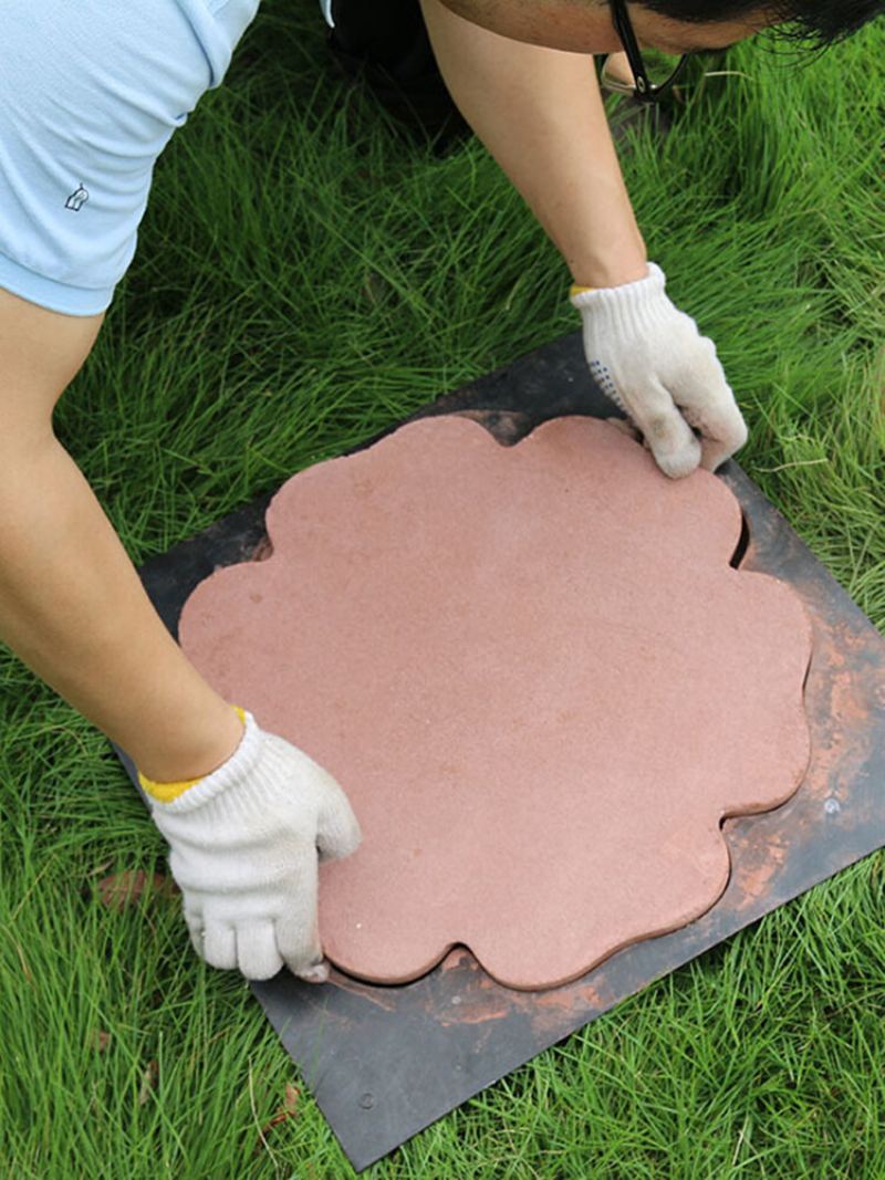 Diy Zahradní Forma Na Chodník Ruční Na Dlažbu Cement Cihla Stone Road Form